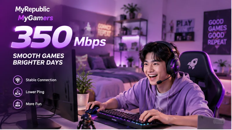 Paket WiFi MyGamers Silver 350 Mbps MyRepublic Pekanbaru